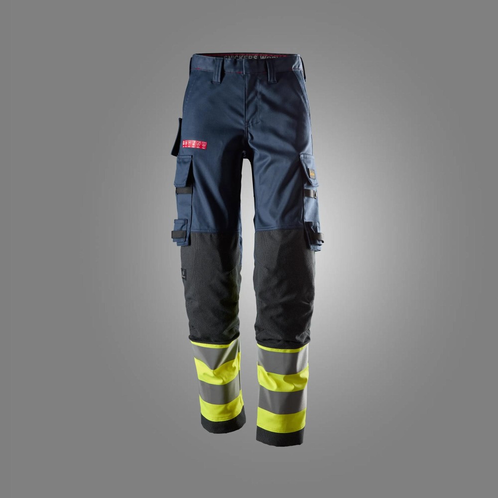 ProtecWork, Damenhose mit Stretch, Warnschutzklasse 1
