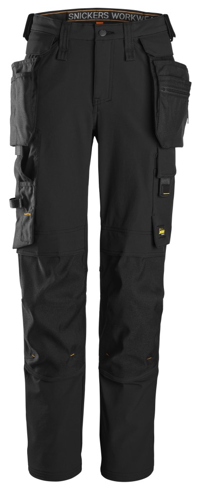 AllroundWork, Damen-Vollstretchhose mit abnehmbaren Holstertaschen