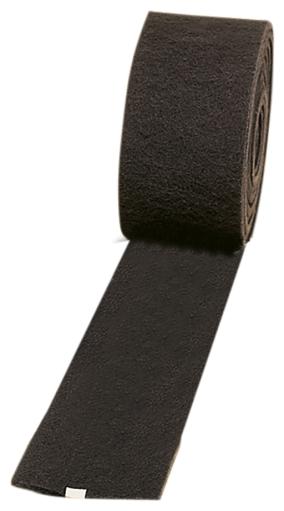 POLIVIT schwarzes Handscheuervlies 150 mm x 10 m, reissfest