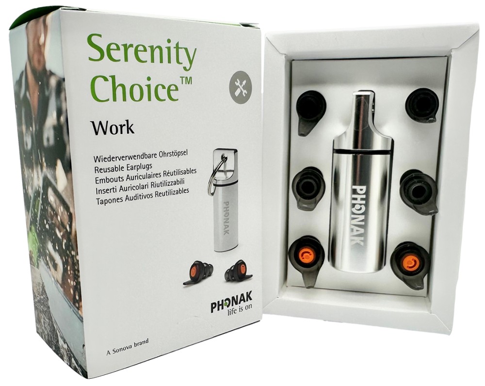 PHONAK Serenity Choice Work Gehoerschutzstöpsel mit 24 dB Filter