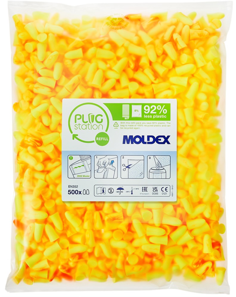 MOLDEX MELLOWS Gehörschutzstöpsel Nachfüllpackung 500 Paar