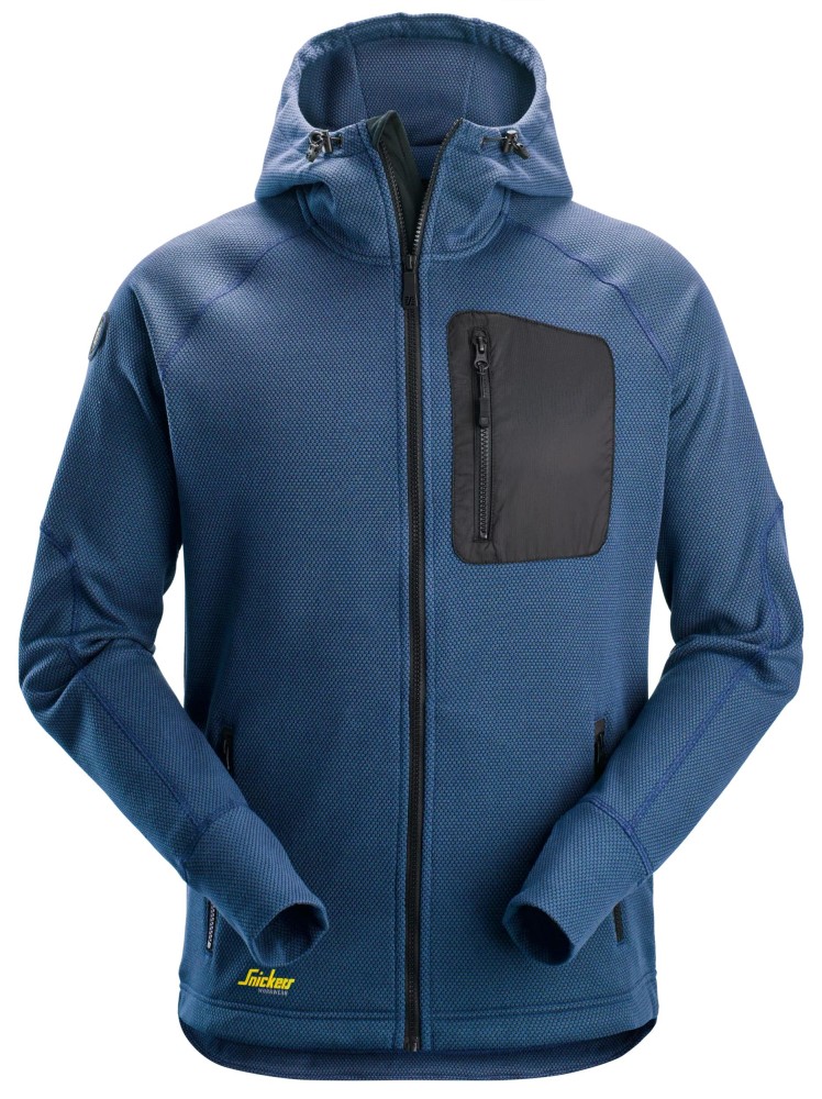 FlexiWork, Fleece Hoodie mit Reißverschluss
