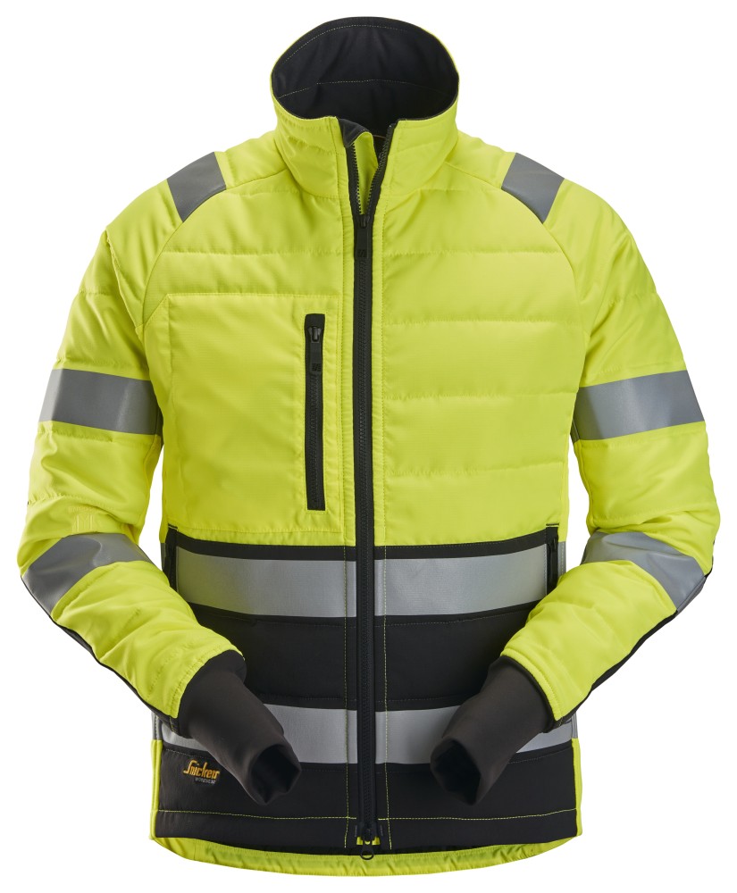 High-Vis, Jacke, leicht wattiert, Warnschutzklasse 2