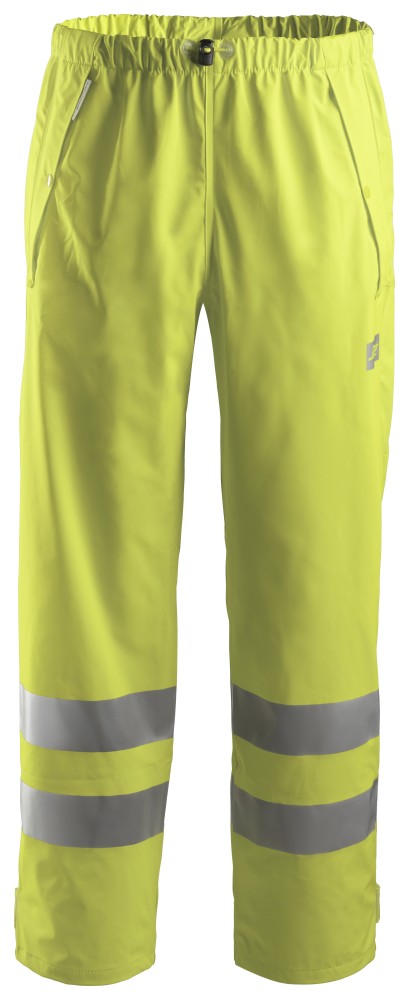 High-Vis, PU Arbeits-Regenhose, Klasse 2