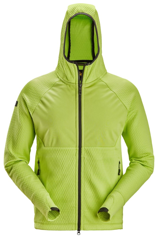 FlexiWork, Midlayer-Kapuzenjacke mit durchgehendem Reißverschluss
