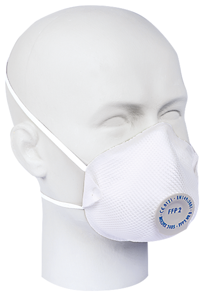 MOLDEX FFP2 Einweg-Maske mit Ventil, ergonomisch geformt, 20 Stück