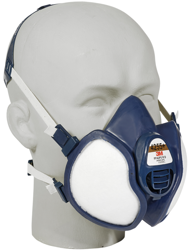 3M Halbmaske A2P3 mit Ausatemventil und 4-Punkt-Band