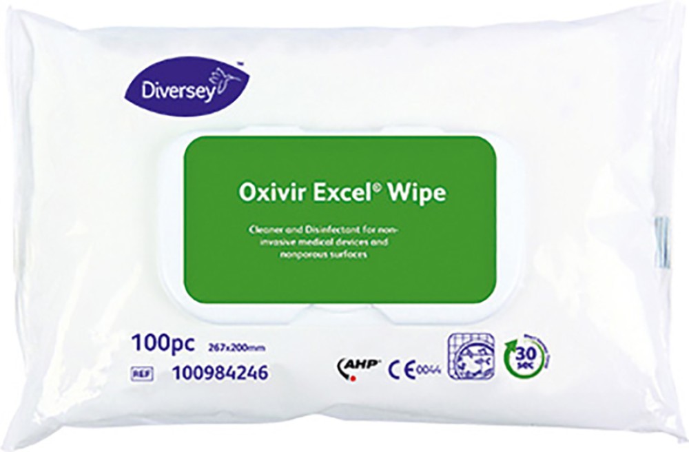 Dräger OXIVIR EXCEL Desinfektionstücher für Halb- und Vollmasken, 100 Stück