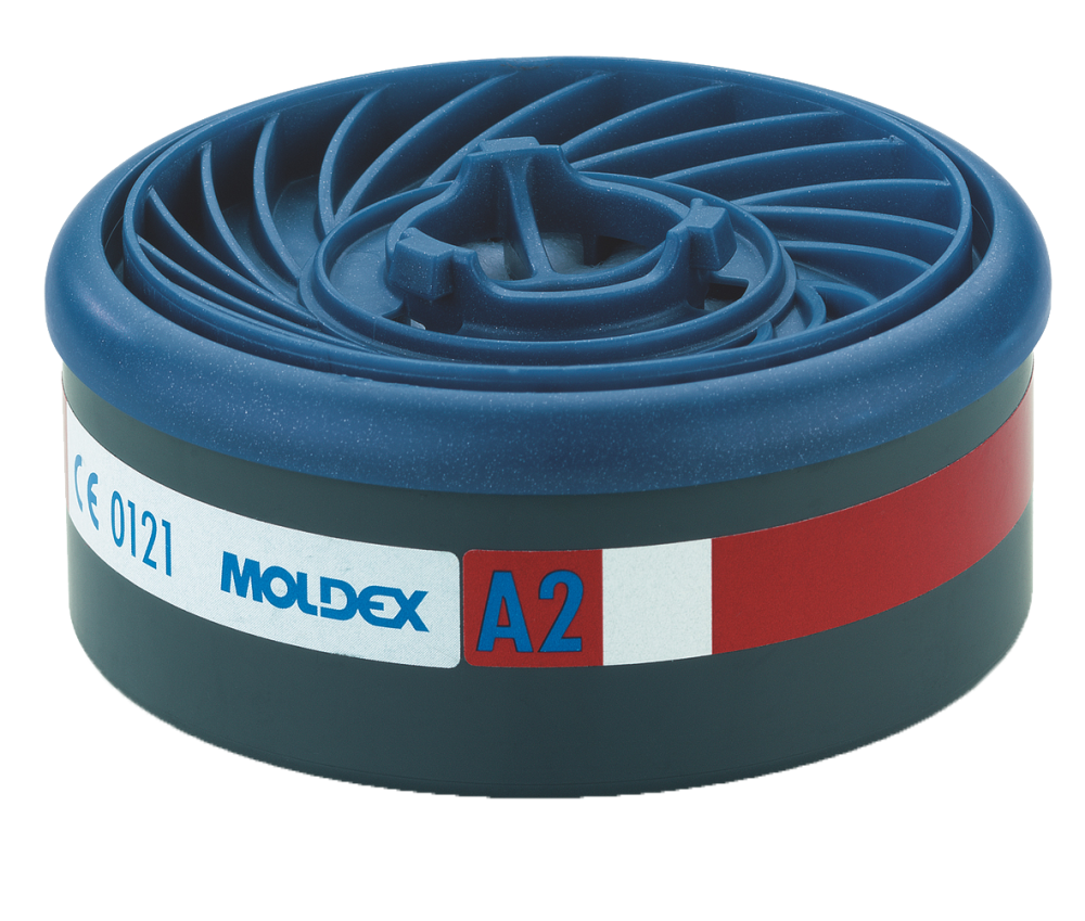 MOLDEX Gasfilter A2 Braun für Serie 7000 und 9000 – Organische Gase Schutz