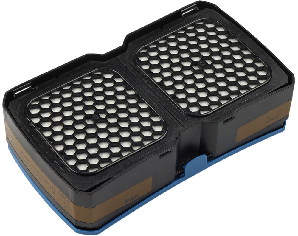 DRÄGER X-PLORE A2P3 Filter Braun-Weiss für Gas & Partikelschutz
