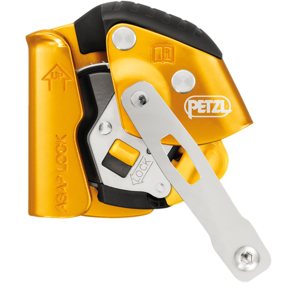Petzl ASAP LOCK Aluminium Auffanggeraet mit Seilverriegelung
