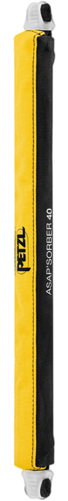 Petzl Bandfalldaempfer ASAP’SORBER 40 cm Schwarz/Gelb, 50-130 kg