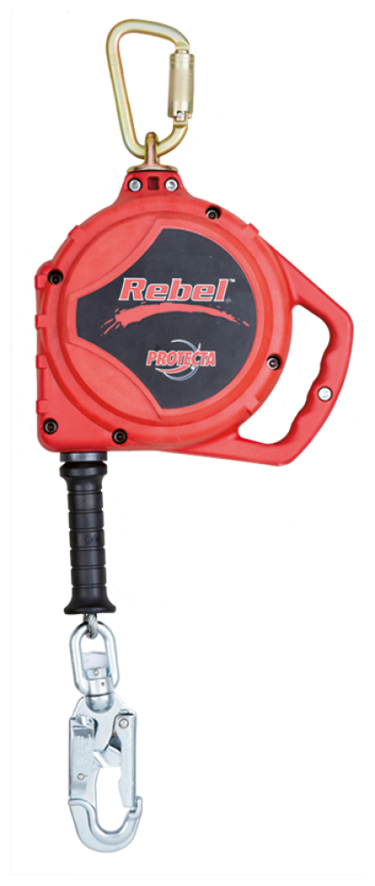 3M REBEL Höhensicherungsgerät mit 10 m Stahlseil und Stahlkarabiner