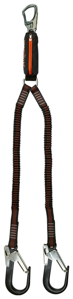 Elastische Y-Falldämpferleine VERTIQUAL VARAN 2 m, 100 kg Nutzergewicht