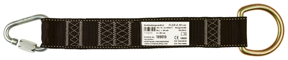 Rückenösenverlängerung VERTIQUAL FLEX-A, 40 cm, PES-Gurtband