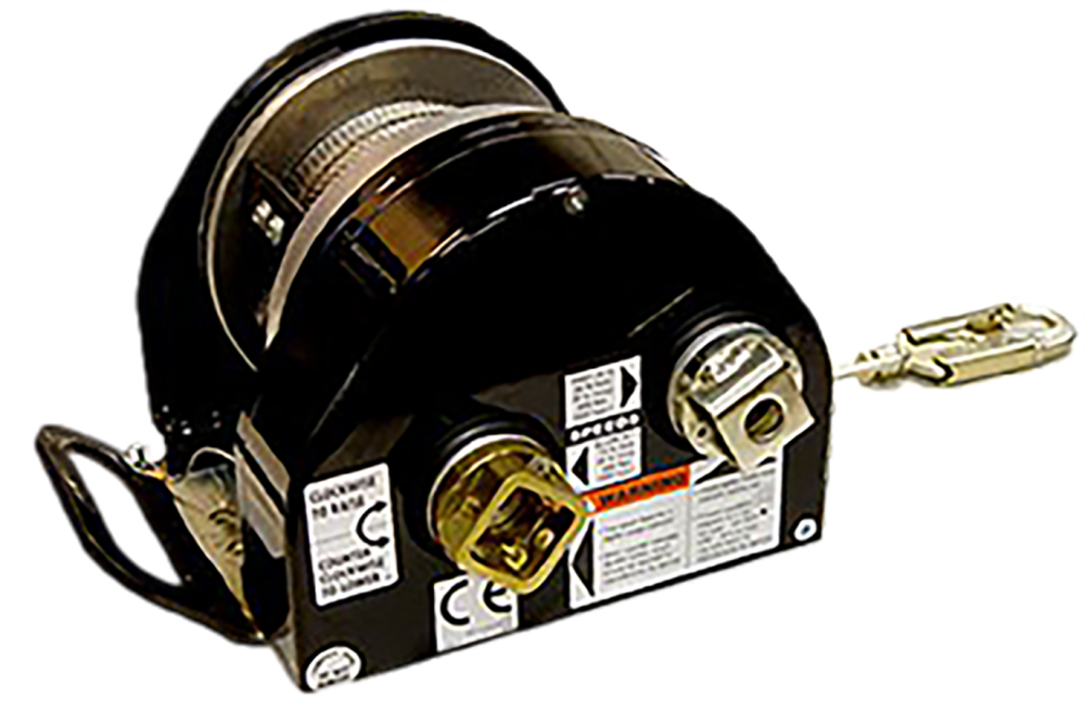 3M DBI-SALA Sicherheitswinde 27 m Edelstahlseil, Akku-/Handbetrieb