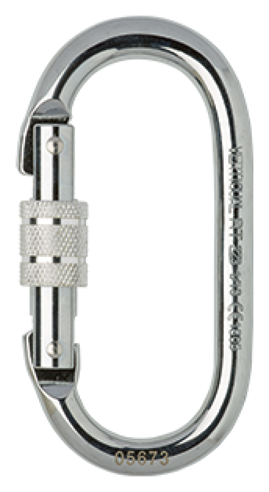 Stahl-Karabiner VERTIQUAL ANNAPURNA mit D-Schraubverschluss, 25 kN