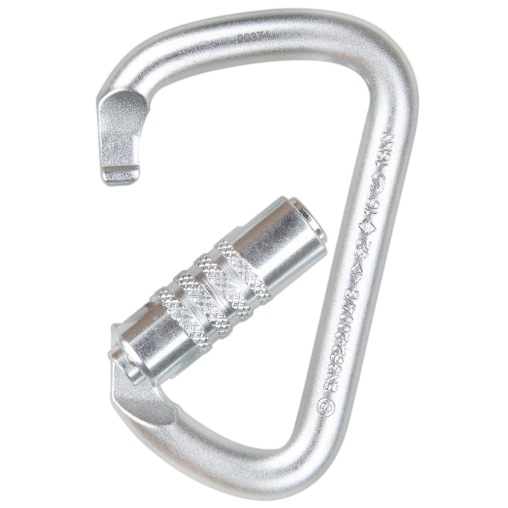VERTIQUAL Stahl-Karabiner KS-Trilock 52 kN, 270 g