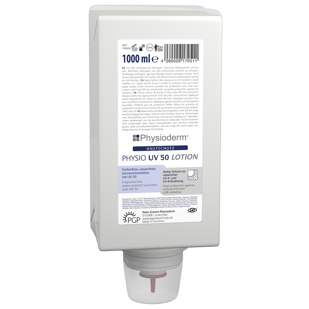 GREVEN Sonnenschutzlotion SPF 50, 1000 ml, wasserfest, parfümfrei