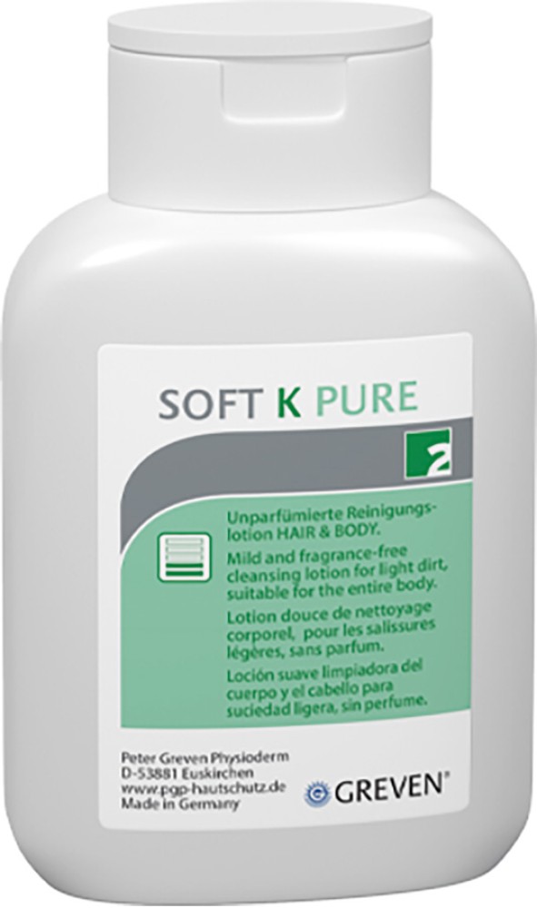 Milde GREVEN Hautreinigungslotion 250 ml, parfümfrei, rückfettend