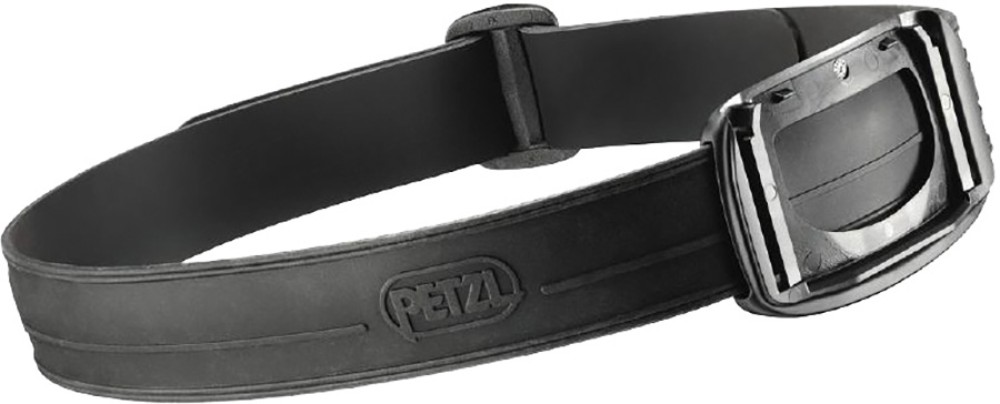 Petzl Befestigungsplatte mit Kautschukkopfband für Sicherungssysteme