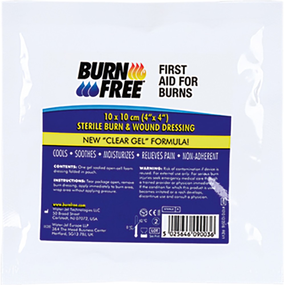 Hydrogel-Schaumstoffverband BURNFREE 10x10 cm steril