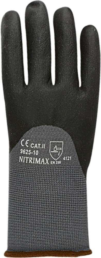Resista Nitrimax Schutzhandschuhe grau, genoppte Nitril-Beschichtung