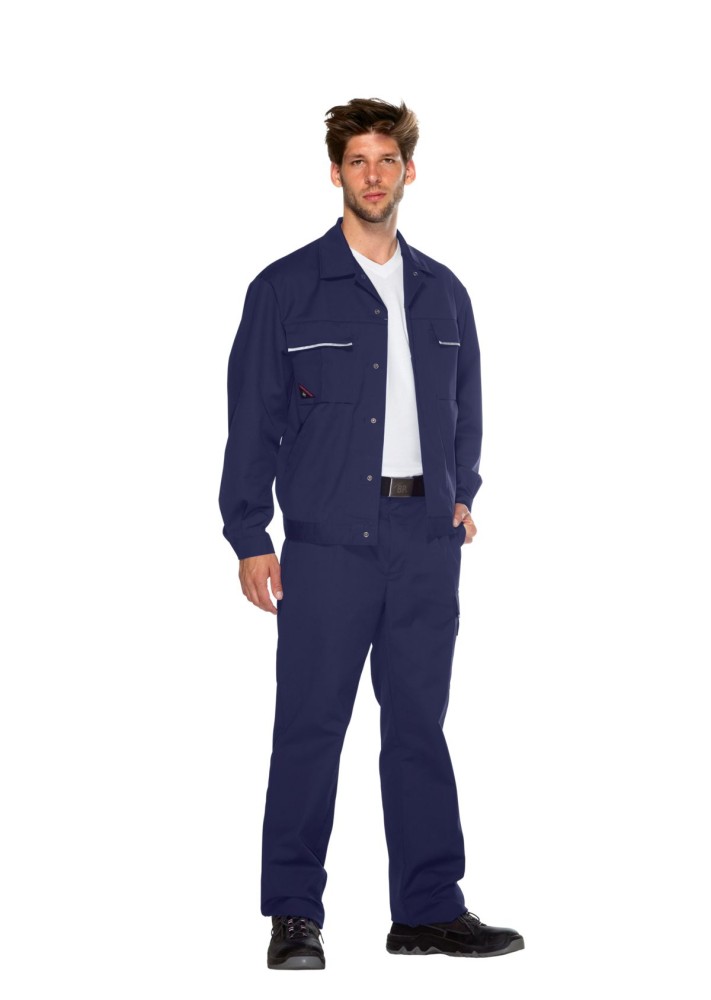 BP® Arbeitsjacke mit verdeckten Knöpfen