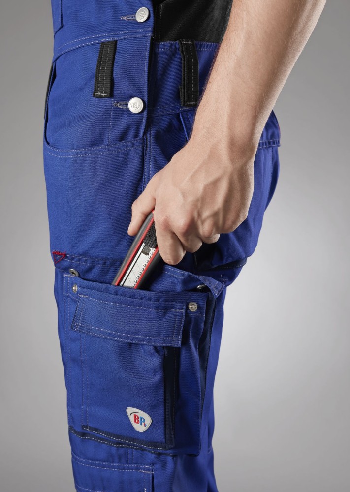 BP® Komfort-Latzhose mit Reflexelementen und Kniepolstertaschen