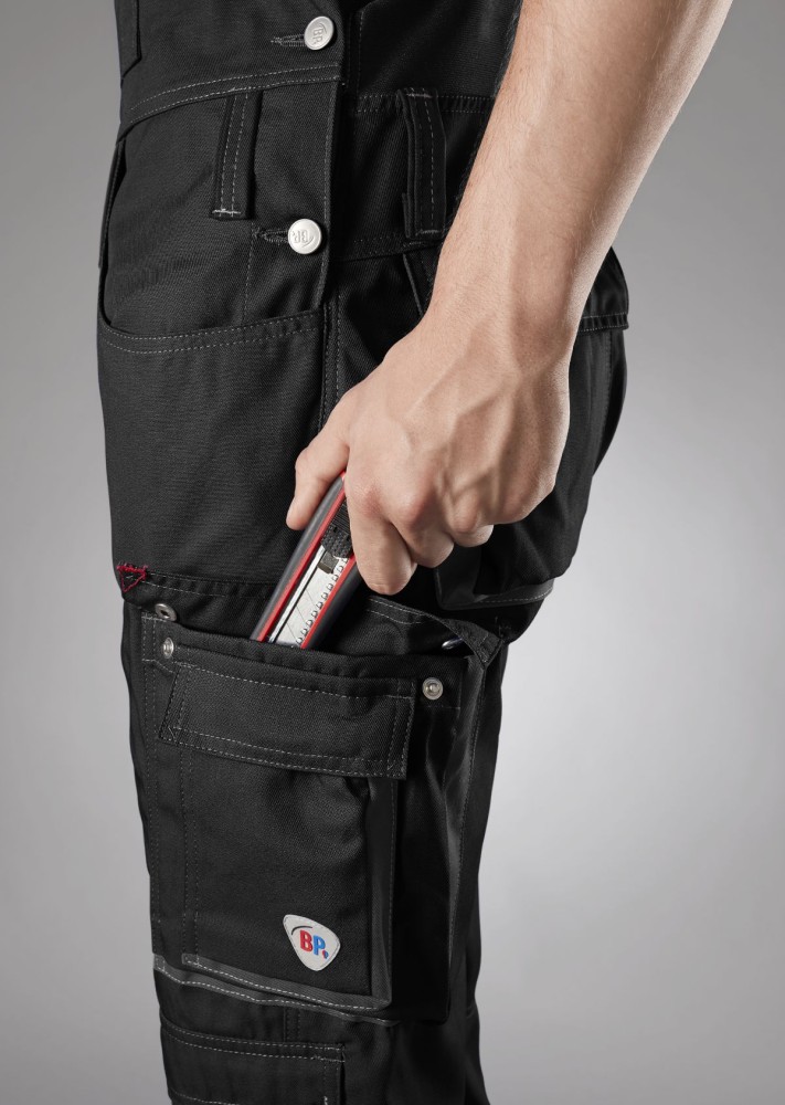 BP® Komfort-Latzhose mit Reflexelementen und Kniepolstertaschen