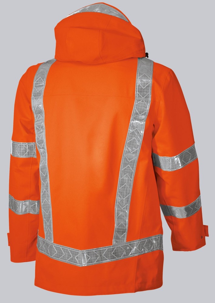 BP® Lange Warnschutz-Wetterschutzjacke