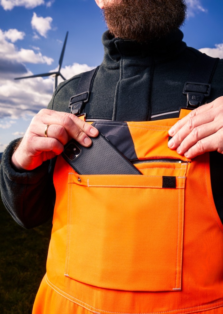 BP® Leichte Warnschutz-Multinorm-Latzhose APC2