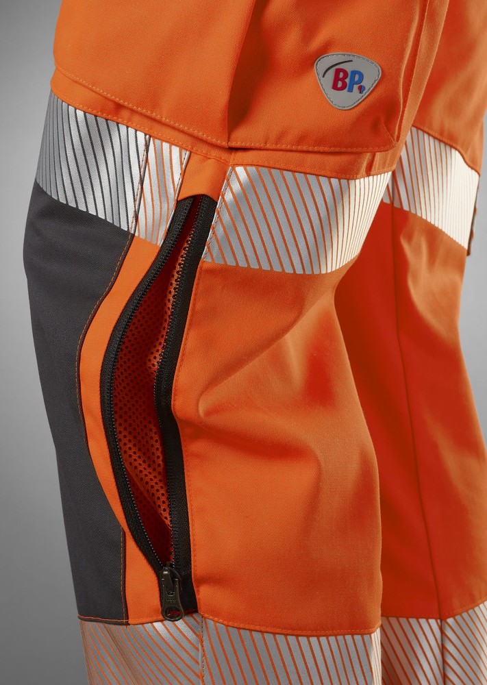 BP® Leichte Warnschutz-Stretch-Hose mit Knietaschen