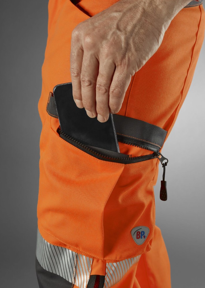 BP® Leichte Warnschutz-Stretch-Hose mit Knietaschen
