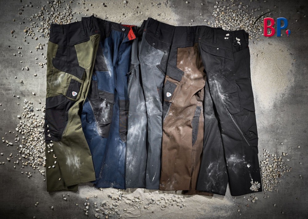 BP® Robuste Arbeitshose mit Kniepolstertaschen