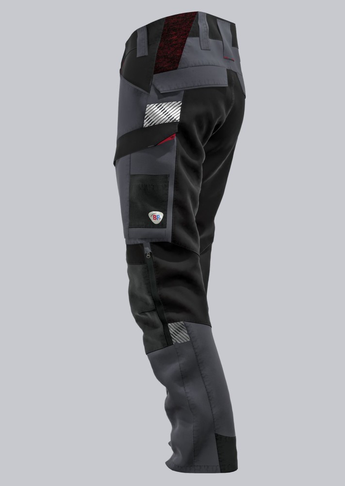 BP® Robuste Hybrid-Arbeitshose mit Kniepolstertaschen