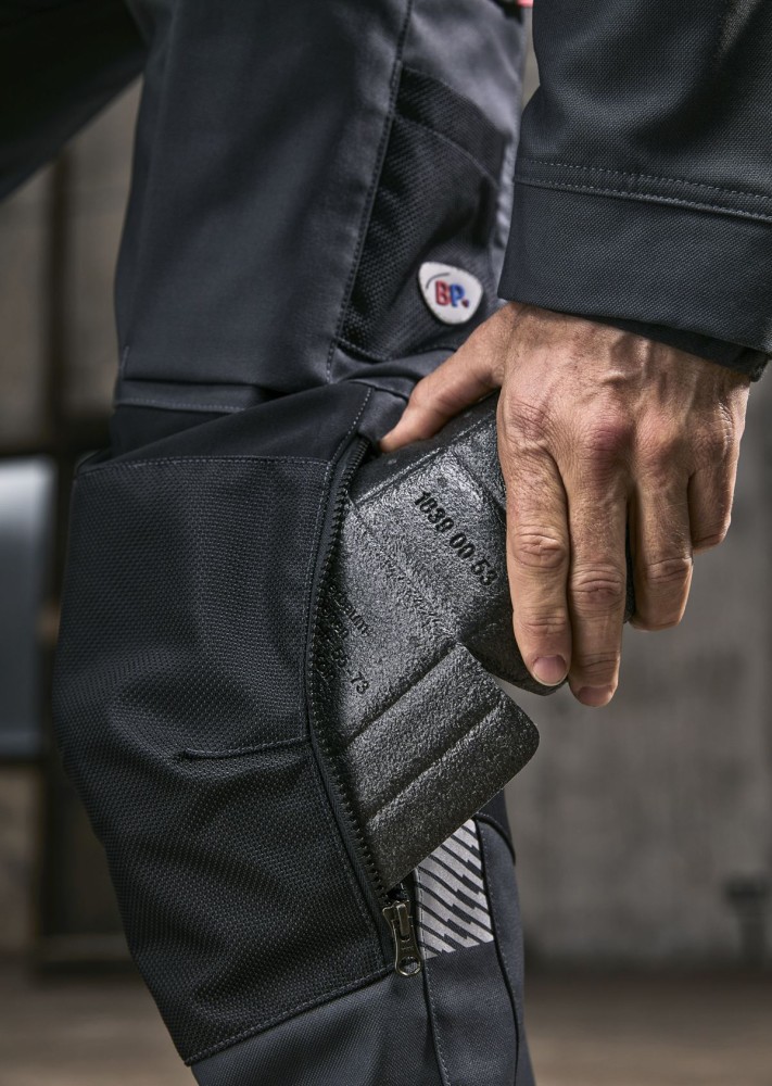 BP® Robuste Hybrid-Arbeitshose mit Kniepolstertaschen