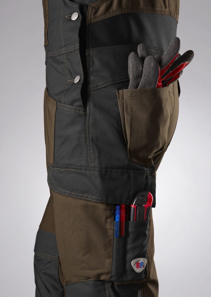 BP® Robuste Latzhose mit Kniepolstertaschen