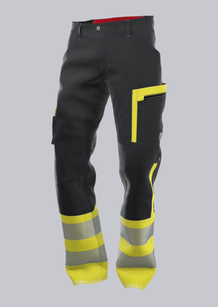 BP® Warnschutz-Hybrid-Hose Klasse 1 mit Knietaschen