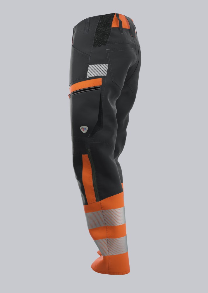 BP® Warnschutz-Hybrid-Hose Klasse 1 mit Knietaschen
