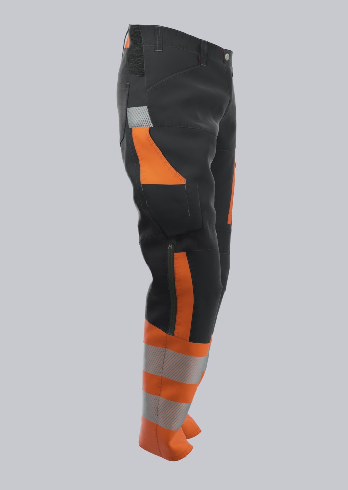 BP® Warnschutz-Hybrid-Hose Klasse 1 mit Knietaschen