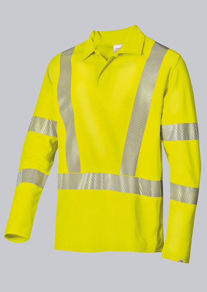 BP® Warnschutz-Langarmpoloshirt