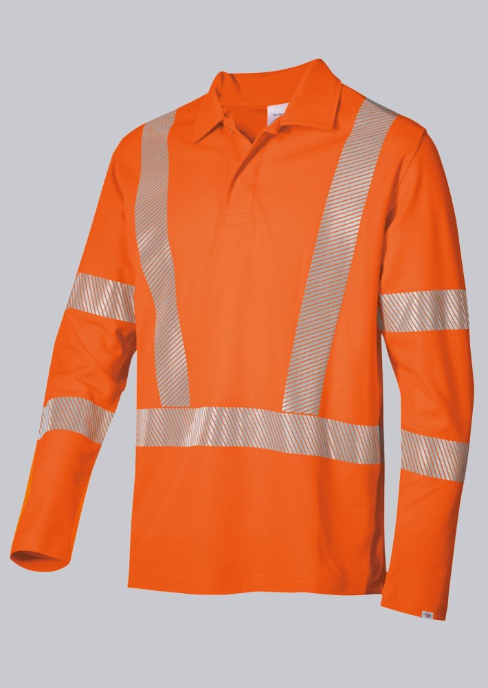 BP® Warnschutz-Langarmpoloshirt