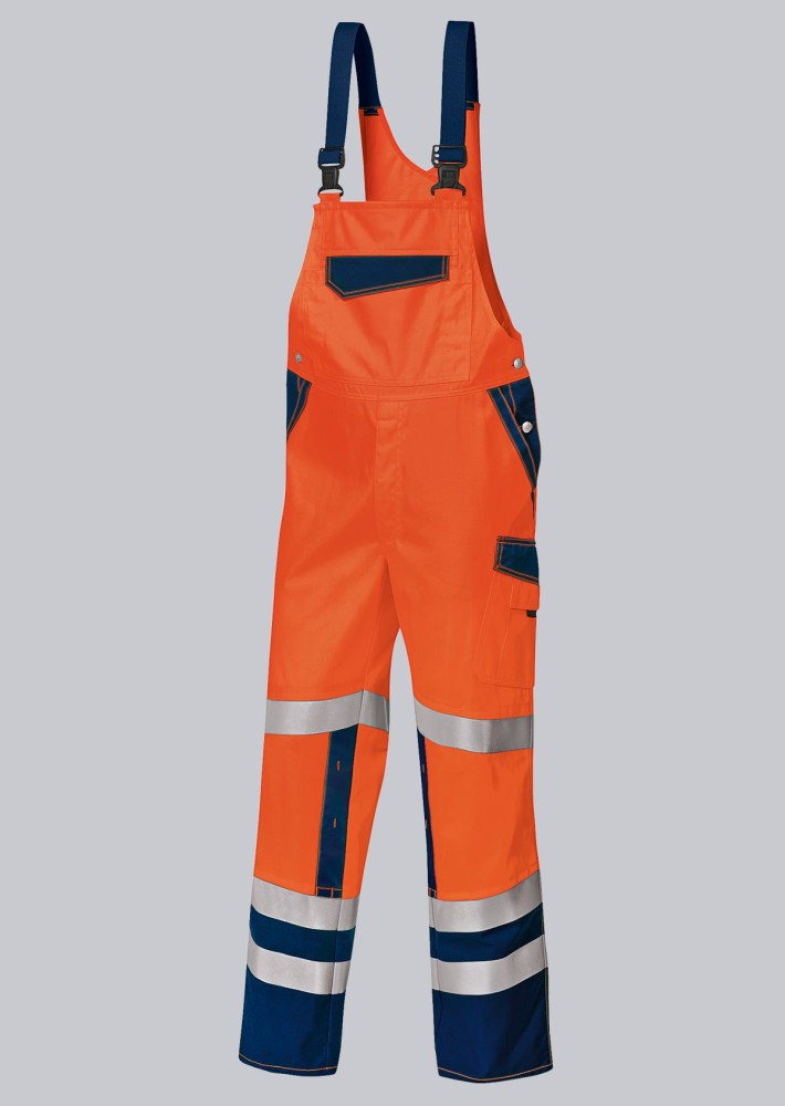 BP® Warnschutz-Latzhose mit Knietaschen