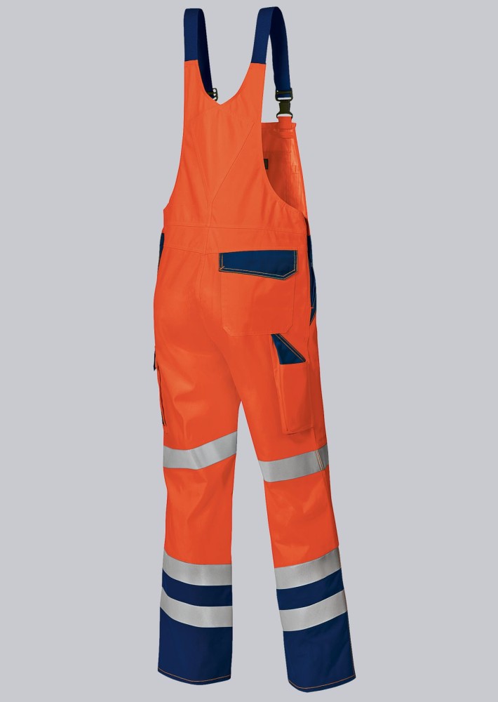 BP® Warnschutz-Latzhose mit Knietaschen