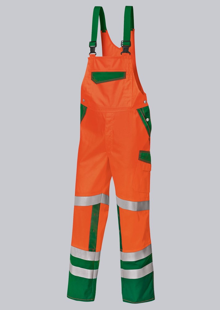 BP® Warnschutz-Latzhose mit Knietaschen