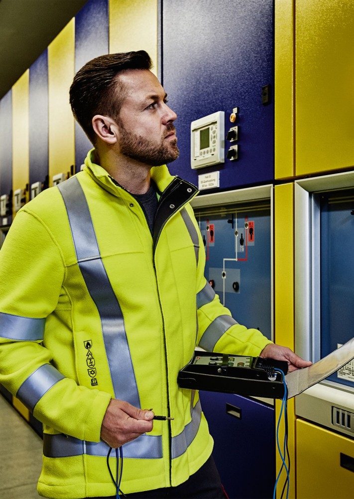 BP® Warnschutz-Multinorm-Fleecjacke APC1