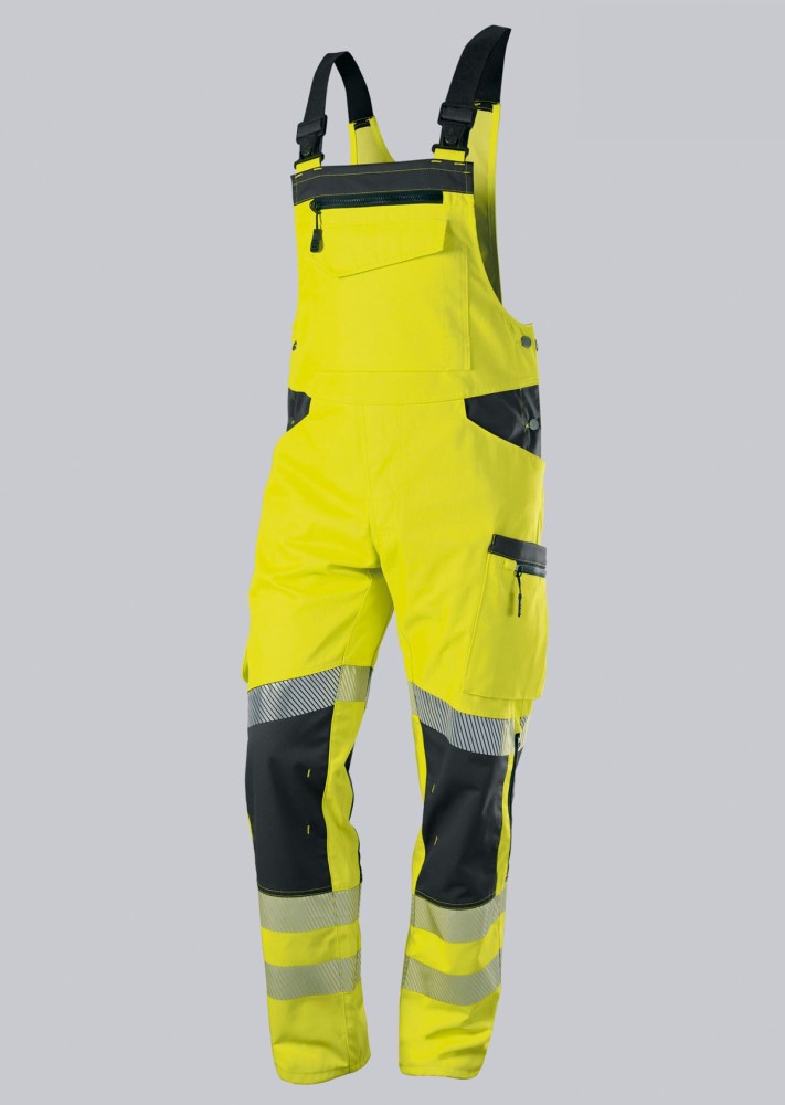 BP® Warnschutz-Stretch-Latzhose mit Knietaschen