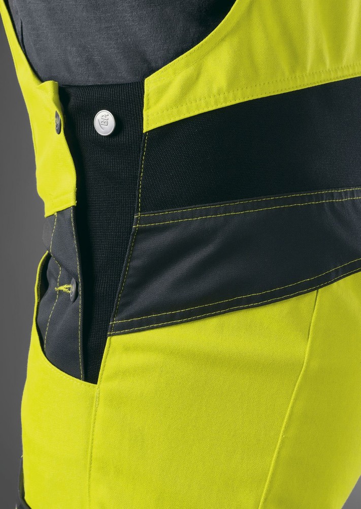 BP® Warnschutz-Stretch-Latzhose mit Knietaschen