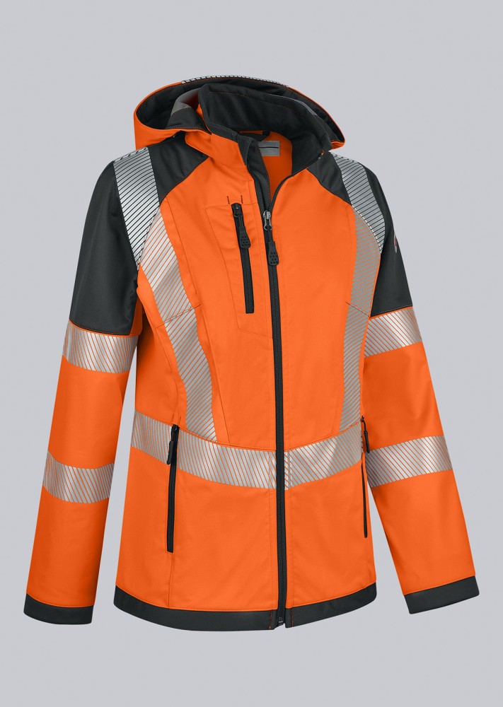 BP® Warnschutz-Stretch-Softshelljacke für Damen